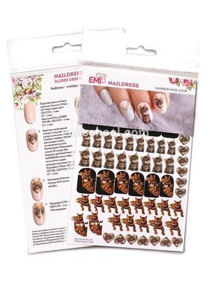 Naildress Slider Design Cats