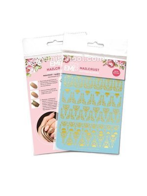 NAILCRUST Pattern Sliders Gold #17