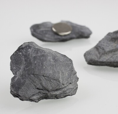 Steinmagnet Schiefer in Graphit-Schwarz