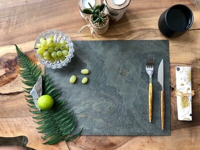 Placemats made of slate