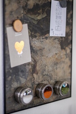 Magnetic board kitchen