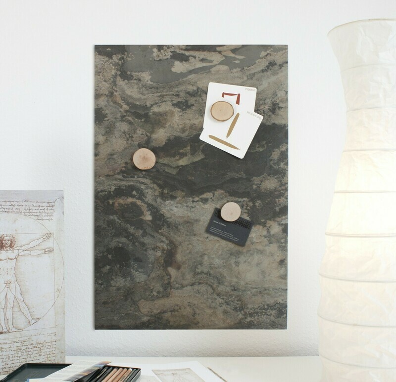 Magnetic board made of real slate - Rustic Earth