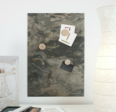 Magnetic board made of real slate - Rustic Earth