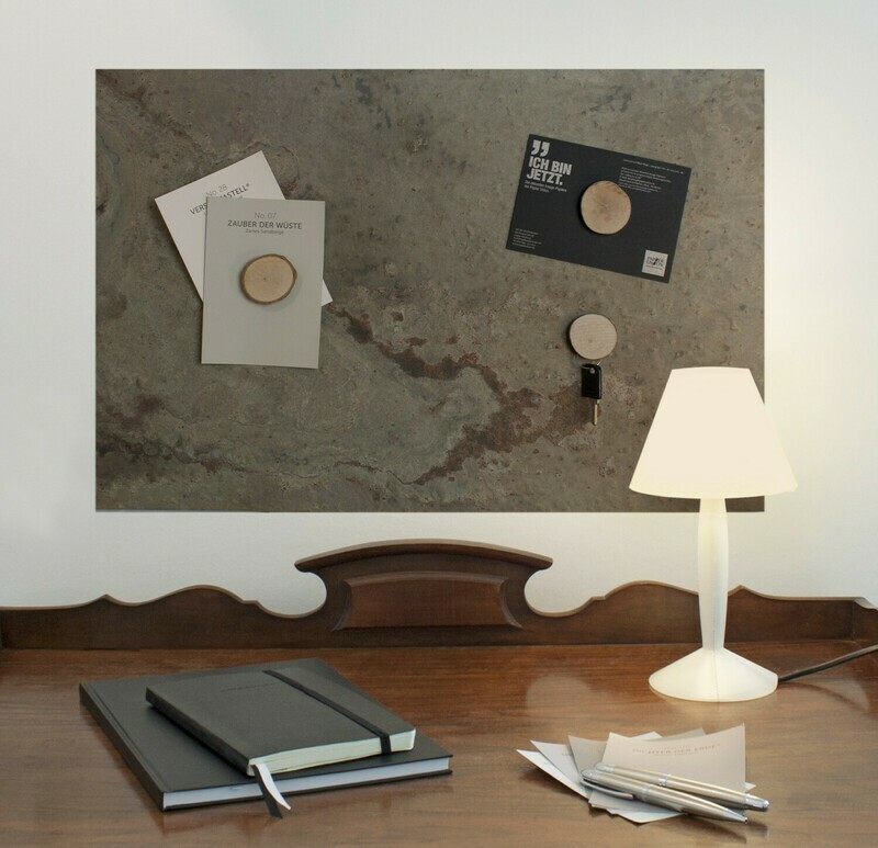 Magnetic board made of real slate - Skin Rock