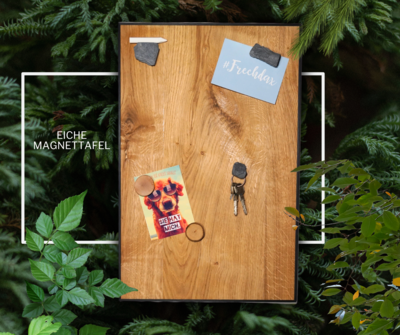 Magnettafel aus echtem Eichenholz - &#39;&#39;Split Oak&#39;&#39;