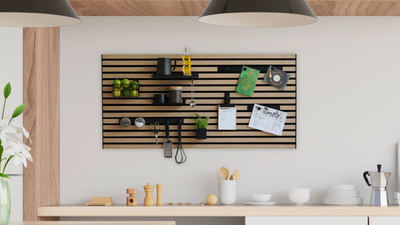 Wooden Magnetic Pegboard