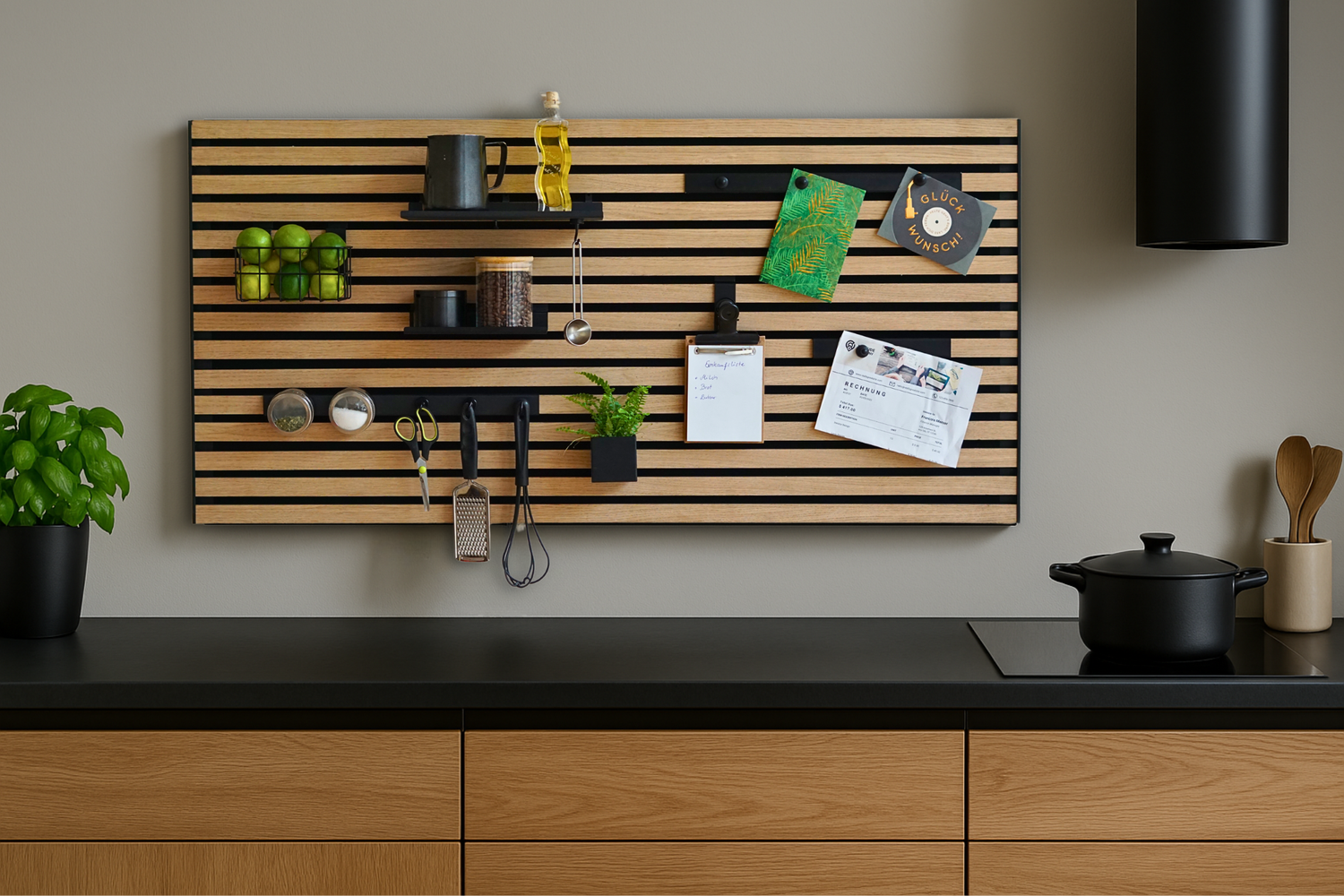 Wandorganizer Akustikpaneele Eiche