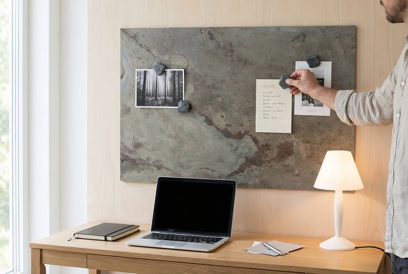 Magnetic board made of real slate - Skin Rock Magnetic board made of real slate - Skin Rock