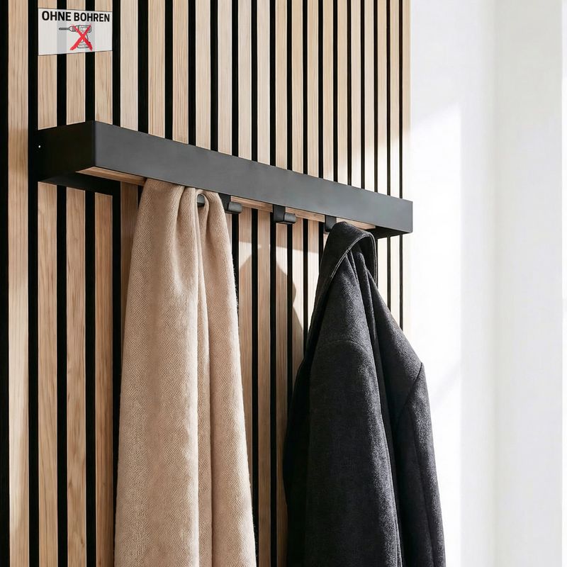 Garderobestange Eiche für Akustikpaneele ''Shadow-Oak'' (Ende März wieder Verfügbar ) Garderobestange Eiche für Akustikpaneele ''Shadow-Oak'' (Ende März wieder Verfügbar )