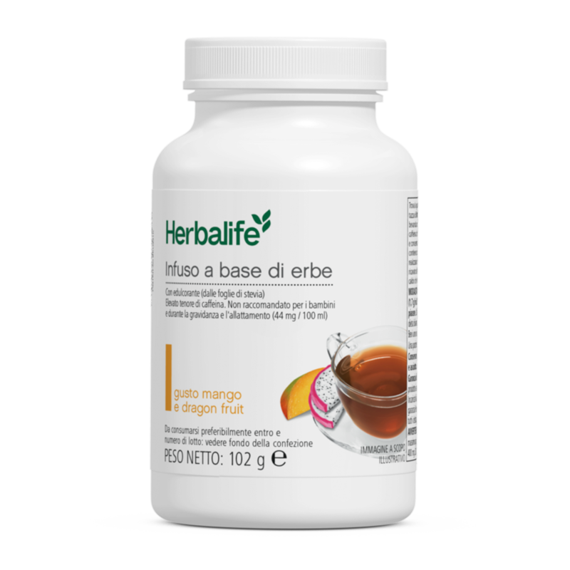 Infuso a base di erbe - Nuova formulazione - Gusto Mango e dragonfruit 102g
