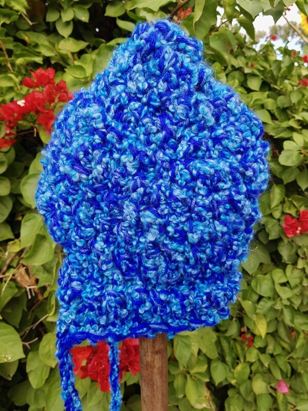 Ulysees Butterfly Blues LOVE Beanie with ties