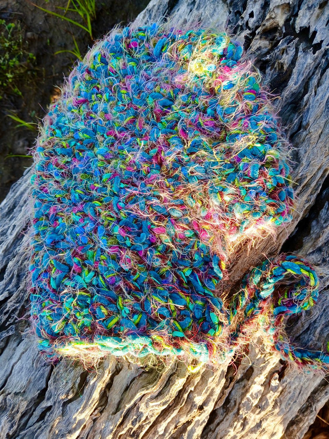 OCTOPUSSY plush Crochet Beanie with ties
