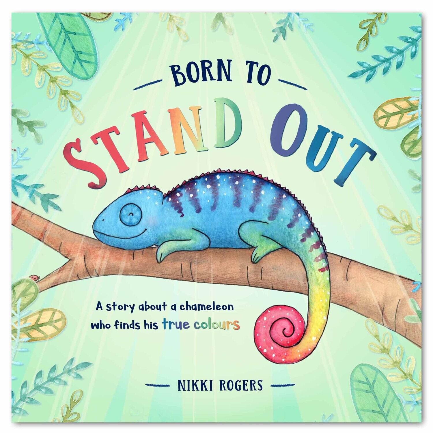 Born To Stand Out Hardcover Book & stickers