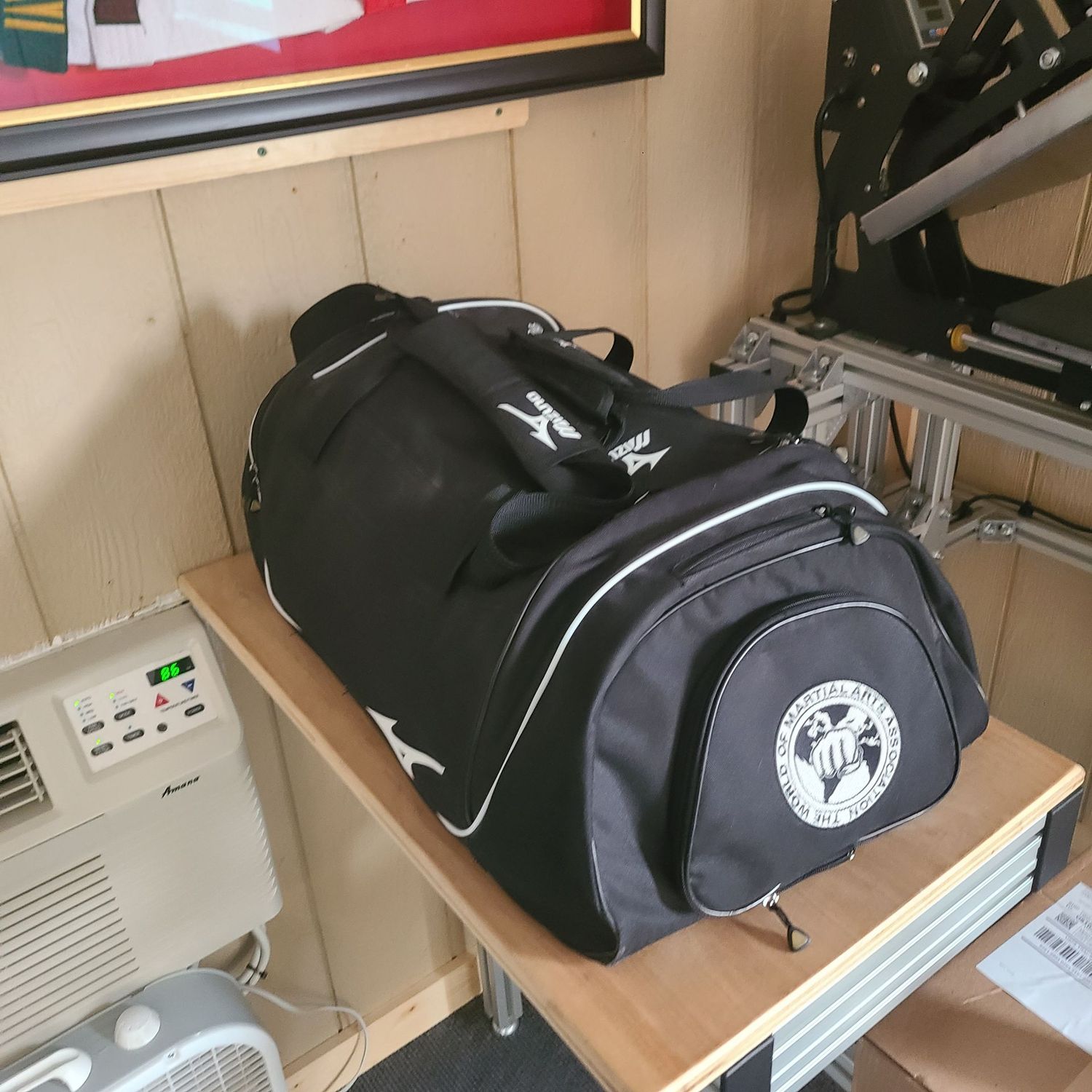 KARATE BAG FOR ALL GEAR WITH OUR LOGO (ONE STYLE, BLACK, LARGE)