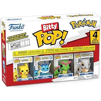 Bitty POP! 4 mini figurines Pikachu, Givrali