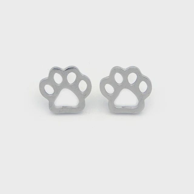 LiLo Paw Silhouette Studs