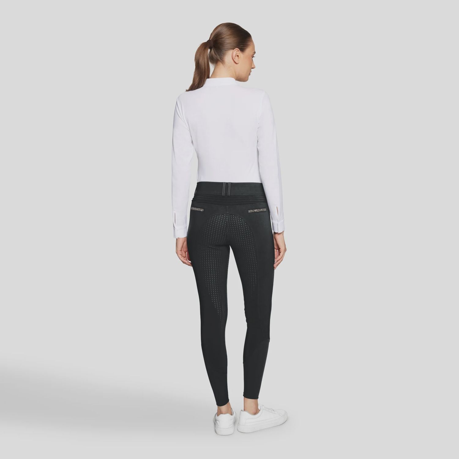 Clara Premium Knee Grip Breeches by Samshield, Color: Black, Size: 30