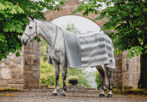 Horseware® Newmarket Fleece, Color: Whitney Charcoal, Size: Horse