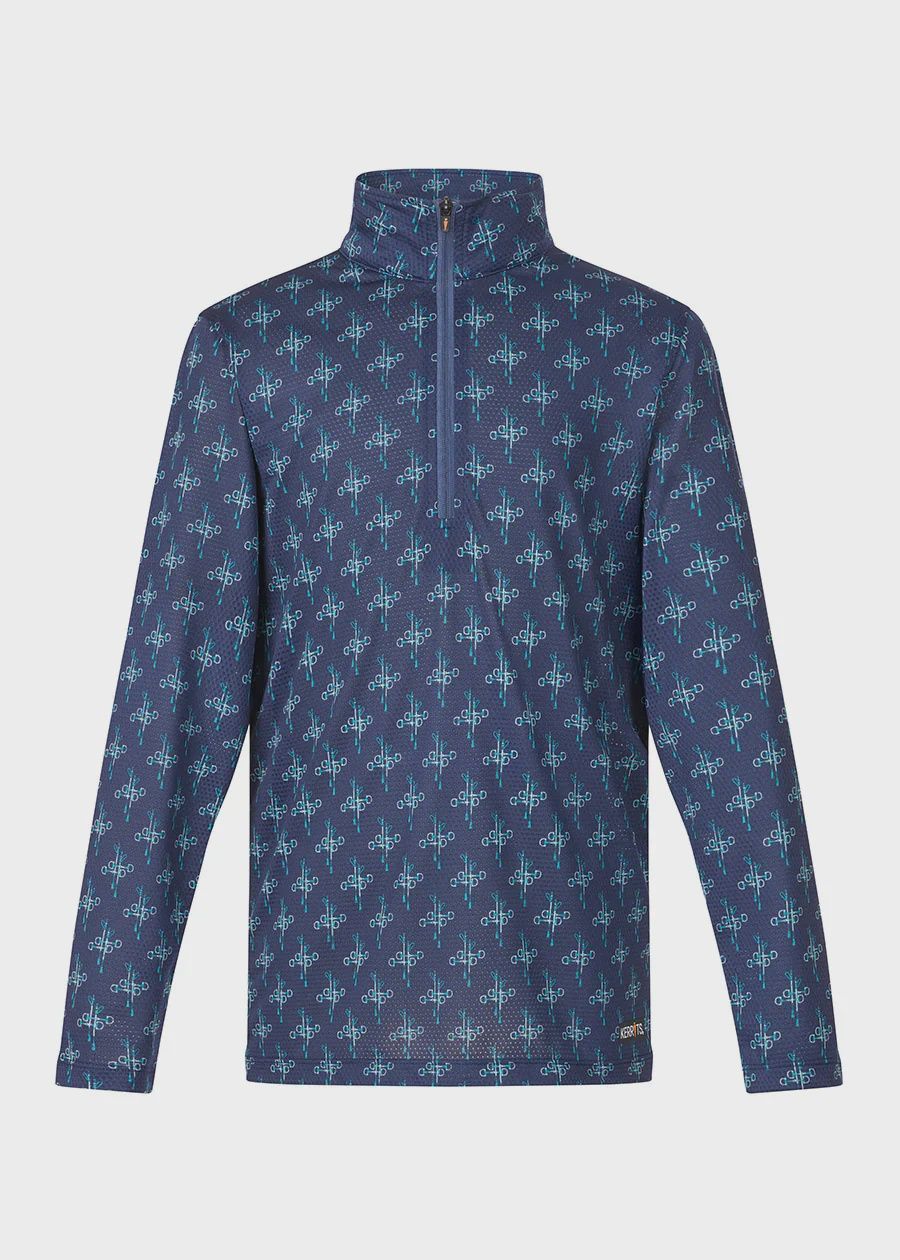 Kids Keystone Ice Fil LS, Color: Ink Bits, Size: S