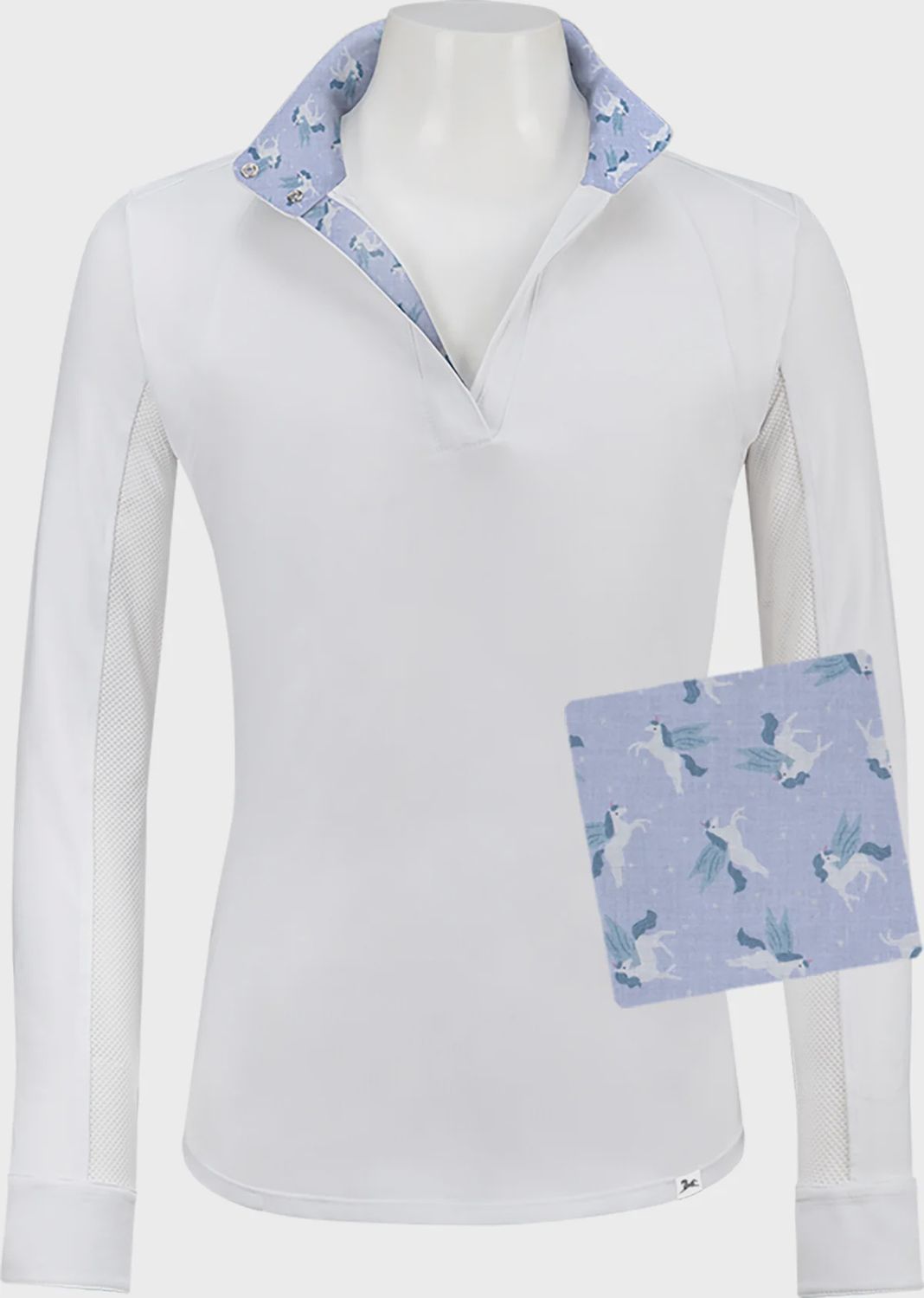RJ Classics Maddie Jr Show Shirt, Color: Unicorns, Size: XS