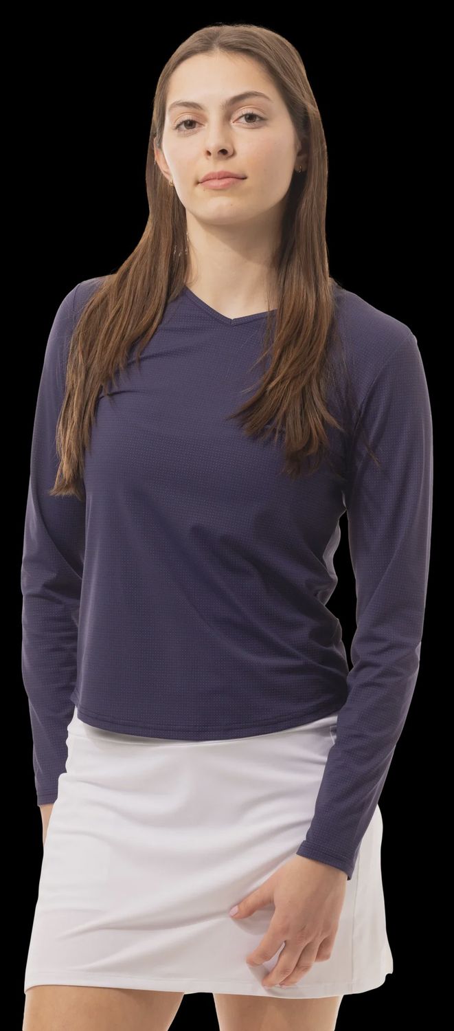 Solair Cool Ultra Mesh Tee Night Sky Navy