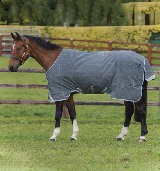 Rhino Original Lite Turnout, Color: Charcoal Check, Size: 72