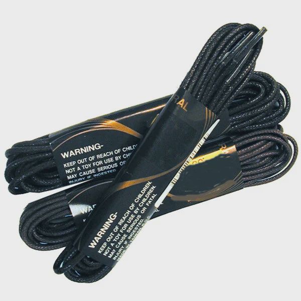 Paddock Boot Laces, Color: Black, Size: 54"