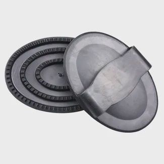 Rubber Curry Comb, Size: 6"