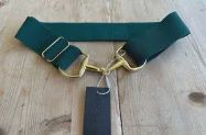 Anademi Stretch Belt with Golden Bit Buckle