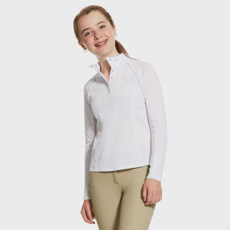 Ariat Girl's Sunstopper Show Shirt, Size: S