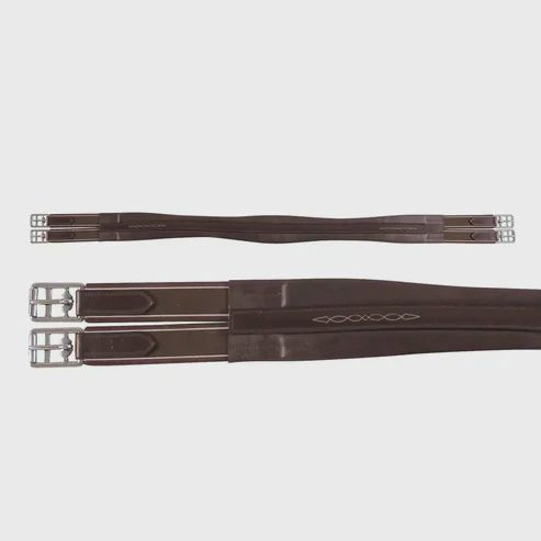 Fairhaven Fancy Stitched Leather Girth
