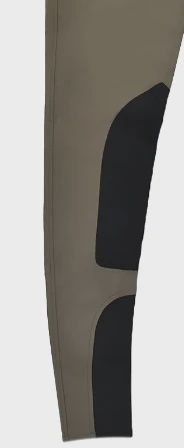 Ladies Color Trophy Hunter LR FZ Velcro Breech by Tailored Sportsman, Color: Porcini/Black, Size: 24R