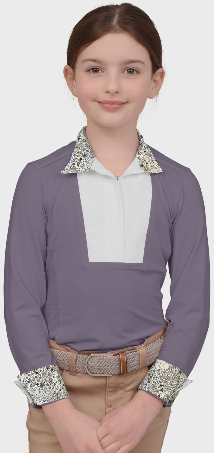 SkyCool Liberty Youth Show Shirt, Color: Jasper, Size: xs