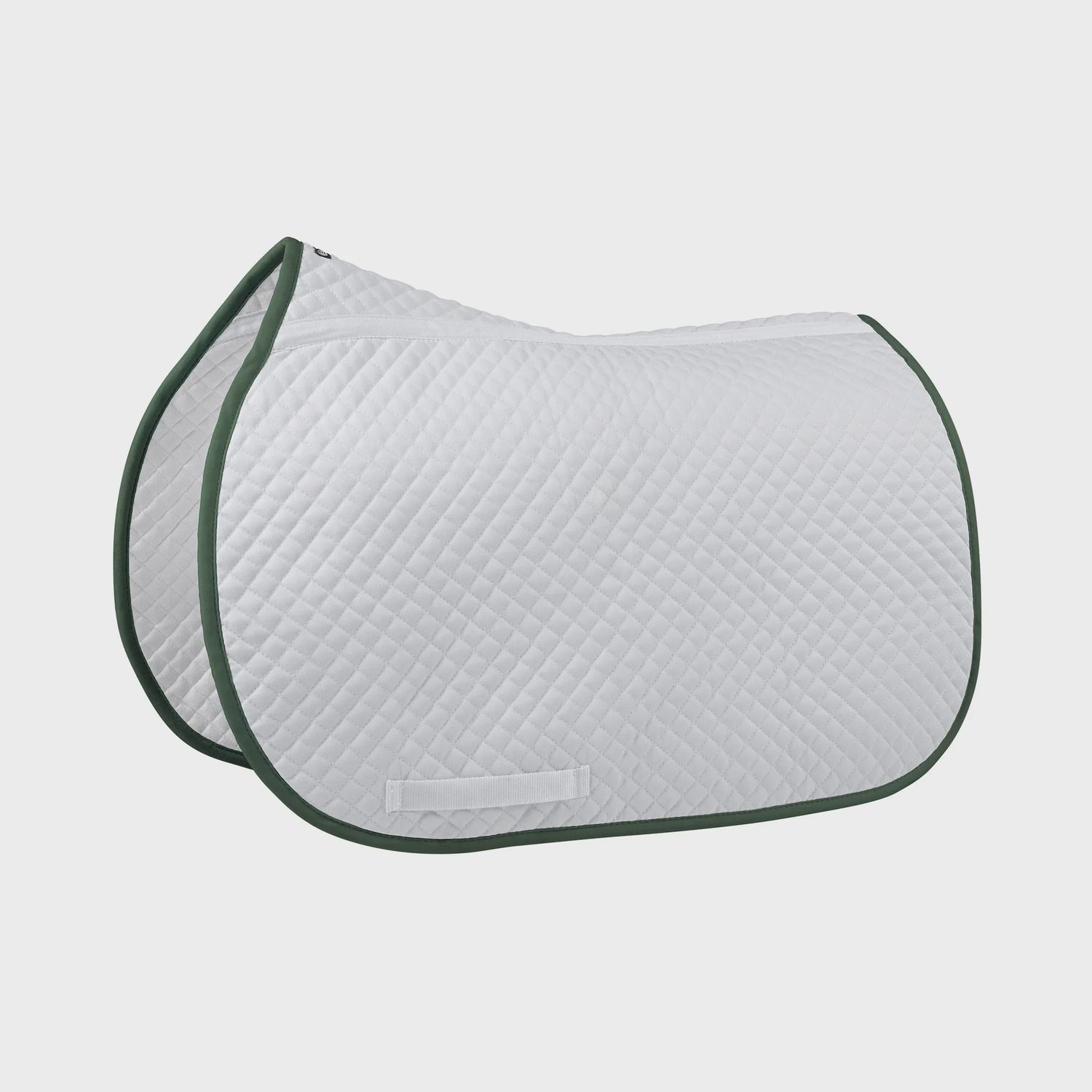 Essential Square Pad by Equifit, Color: White/Green, Size: O/S