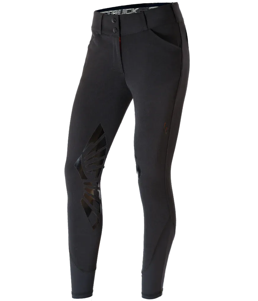 Women's 50 SERIES Breeches, Color: Black, Size: 22