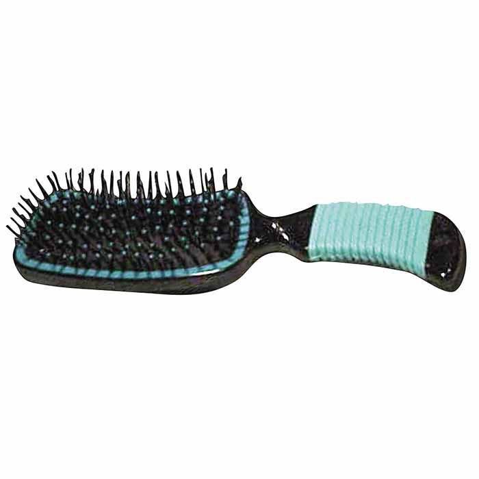 Mane &amp; Tail Brush, Curved Handle, Color: Green