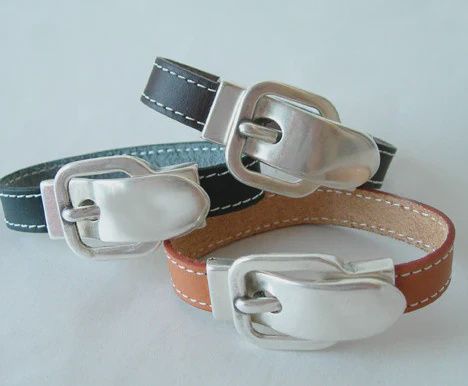 Nevada Buckle Bracelet by LiLo, Color: Brown