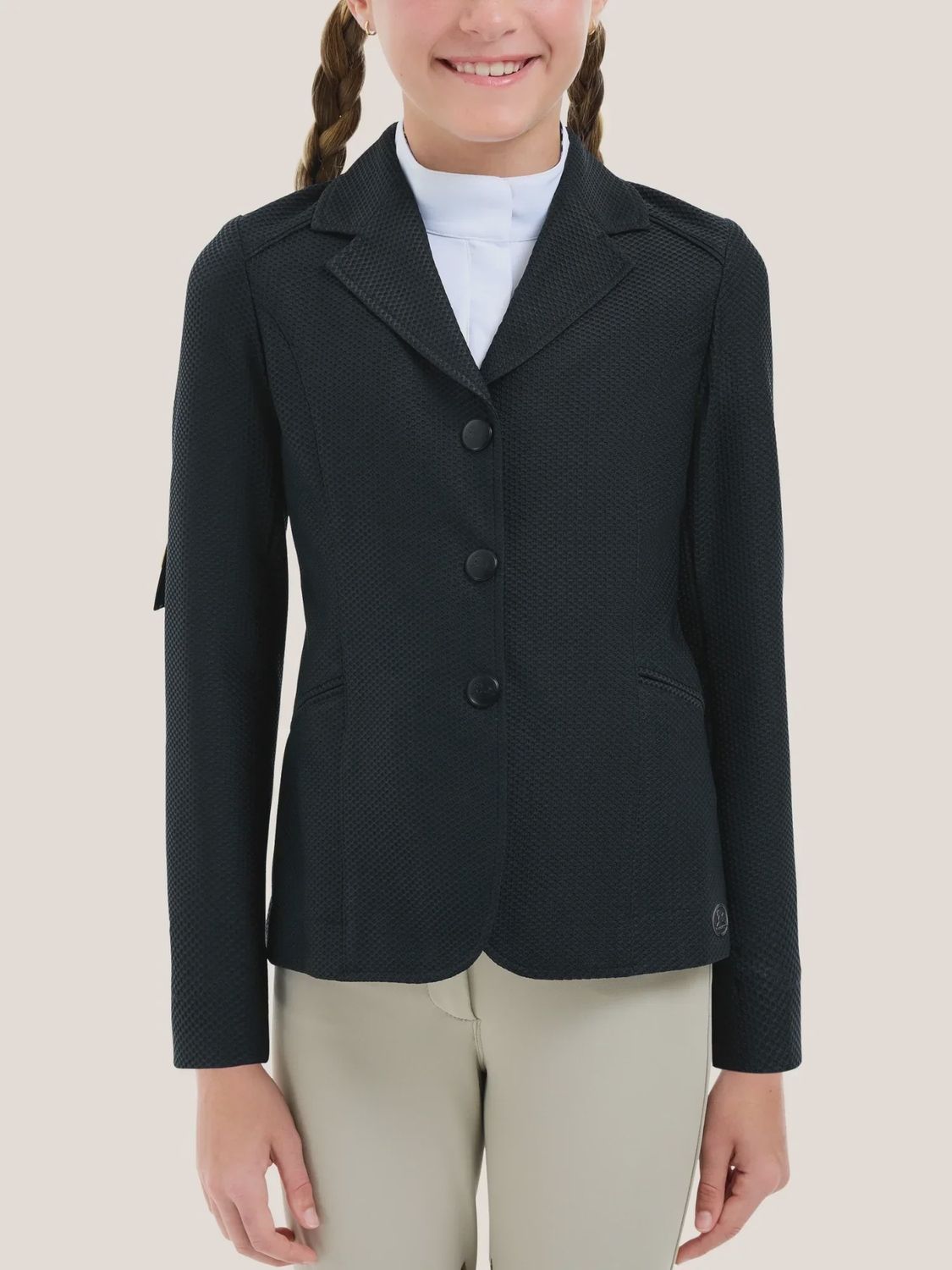 RJ Classics Addison Air Jr Show Coat, Color: black-1, Size: small-1