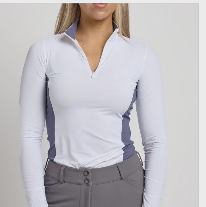 TKEQ Quinn Lite Competition Shirt, Color: Puple Sage, Size: xs-3