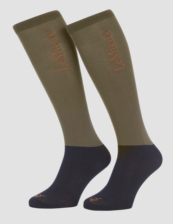 LeMieux Competition Socks Twin Pack, Color: Alpine, Size: Medium