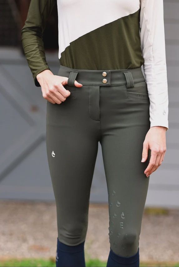 Juliette High Compression Breeches, Color: Hunter, Size: 22