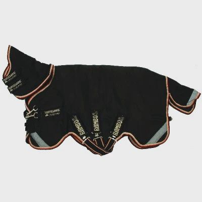 Rambo Supreme Heavy by Horseware, Color: Black/Thunderstorm, Size: 72"