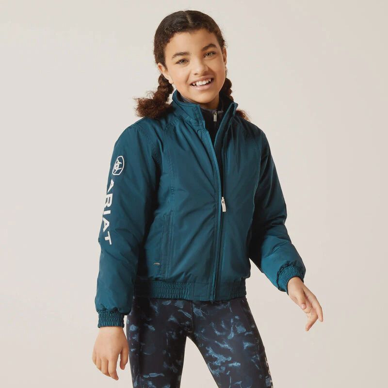Youth Stable Insulated Jacket, Color: Reflecting Pond, Size: S