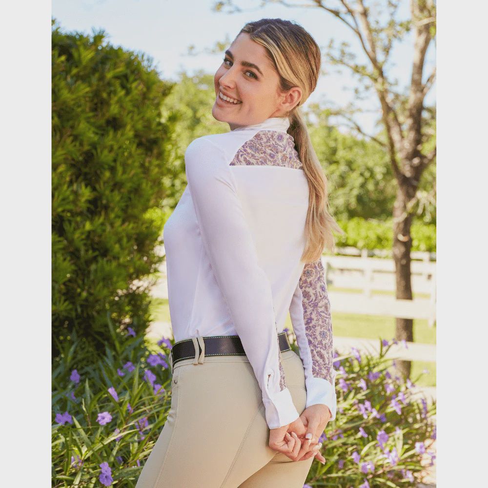 Carly 37.5 LS Show Shirt by RJ Classics, Color: Paisley, Size: L