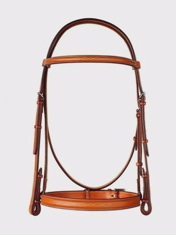 One Inch Raised Fancy Stitched Bridle by Edgewood, Size: Cob