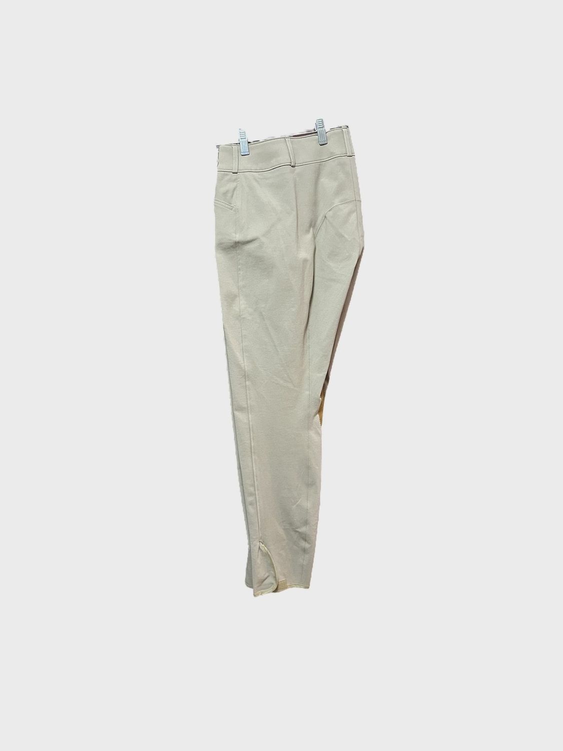 Tailored Sportsman Ladies Trophy Hunter Mid Rise FZ Velcro, Color: Tan, Size: 32R, Style: Front Zip