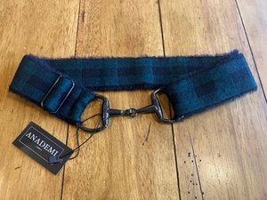 Anademi Stretch Belt with Black Bit Buckle