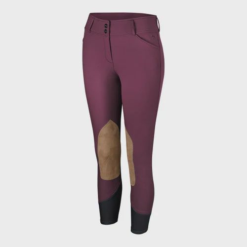 Gulf Knee Patch Breech by RJ Classics, Color: Mixed Berry, Size: 22R