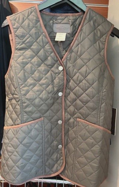Heritage Quilted Barn Vest by Chestnut Bay, Color: olive-night, Size: s-4