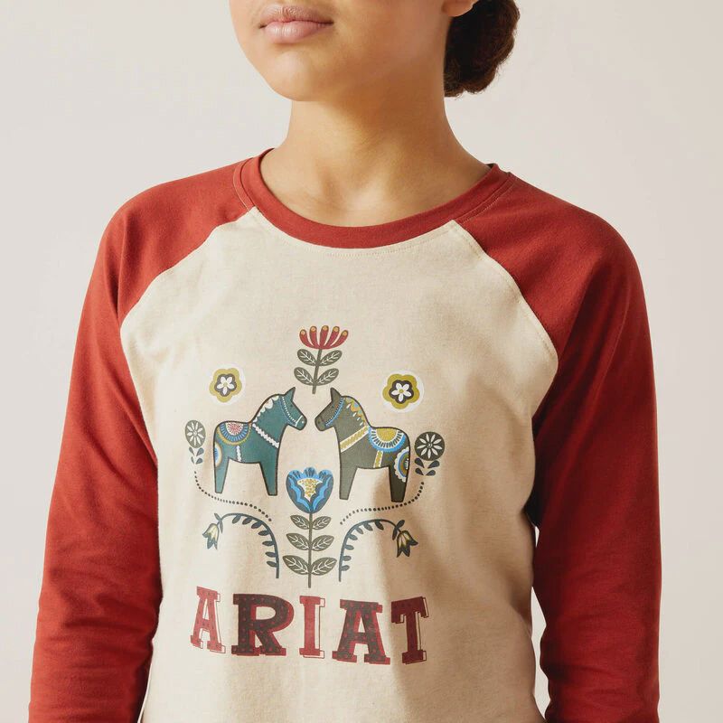 Youth Dala Horses LS T-Shirt
